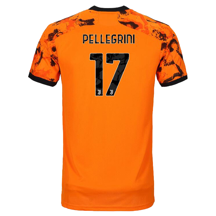Lapset Jalkapallo Luca Pellegrini #17 3. Paita Oranssi Pelipaita 2020/21 Lyhythihainen Paita