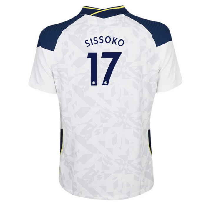 Lapset Jalkapallo Moussa Sissoko #17 Kotipaita Valkoinen Pelipaita 2020/21 Lyhythihainen Paita