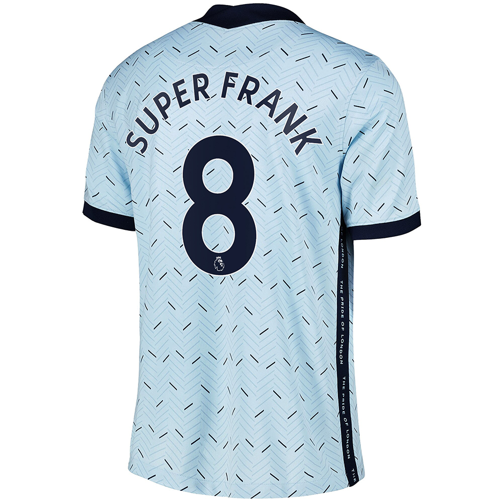 Lapset Jalkapallo Frank Lampard #8 Vieraspaita Vaaleansininen Pelipaita 2020/21 Lyhythihainen Paita