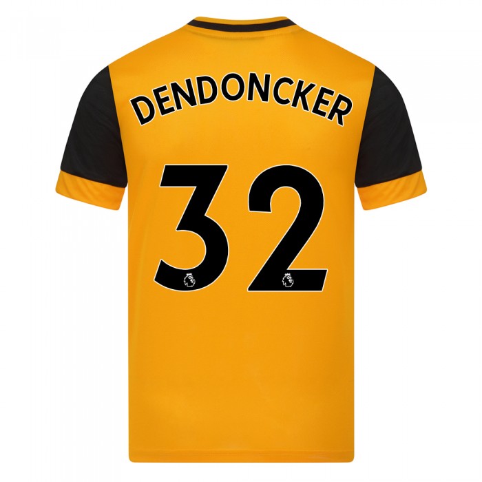 Lapset Jalkapallo Leander Dendoncker #32 Kotipaita Oranssi Pelipaita 2020/21 Lyhythihainen Paita