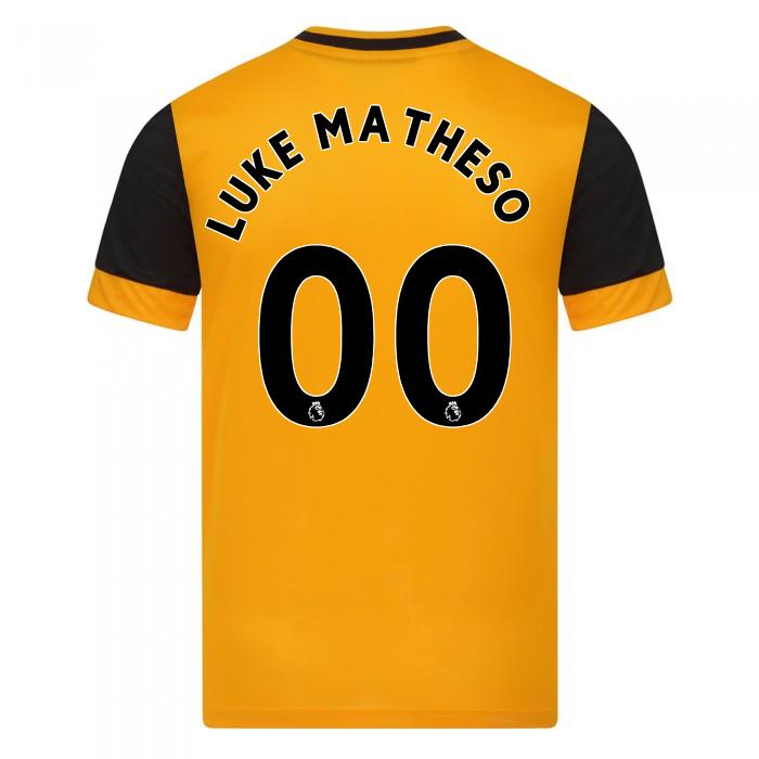 Lapset Jalkapallo Luke Matheson #0 Kotipaita Oranssi Pelipaita 2020/21 Lyhythihainen Paita
