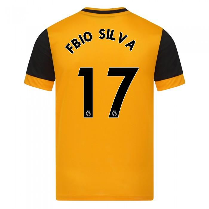 Lapset Jalkapallo Fabio Silva #17 Kotipaita Oranssi Pelipaita 2020/21 Lyhythihainen Paita
