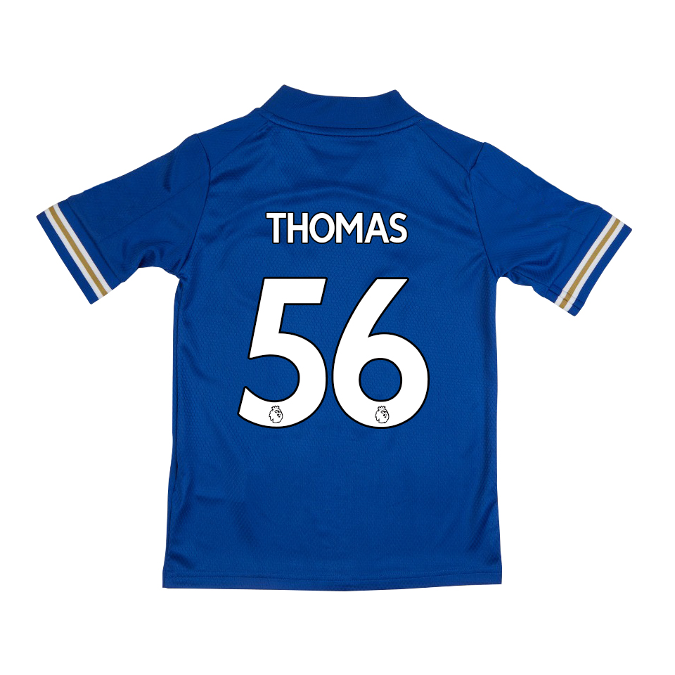 Lapset Jalkapallo Luke Thomas #56 Kotipaita Sininen Pelipaita 2020/21 Lyhythihainen Paita