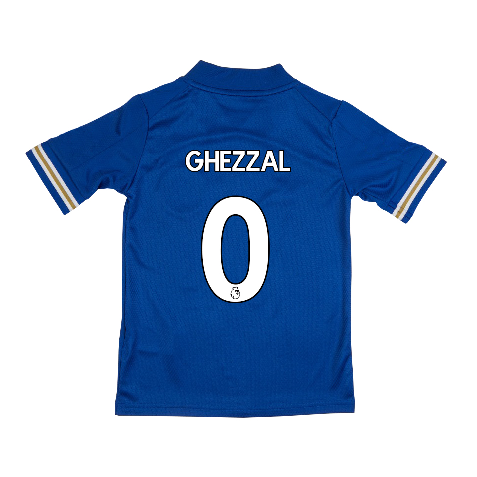 Lapset Jalkapallo Rachid Ghezzal #0 Kotipaita Sininen Pelipaita 2020/21 Lyhythihainen Paita