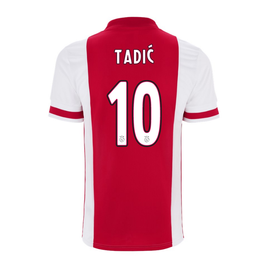 Lapset Jalkapallo Dusan Tadic #10 Kotipaita Punainen Pelipaita 2020/21 Lyhythihainen Paita