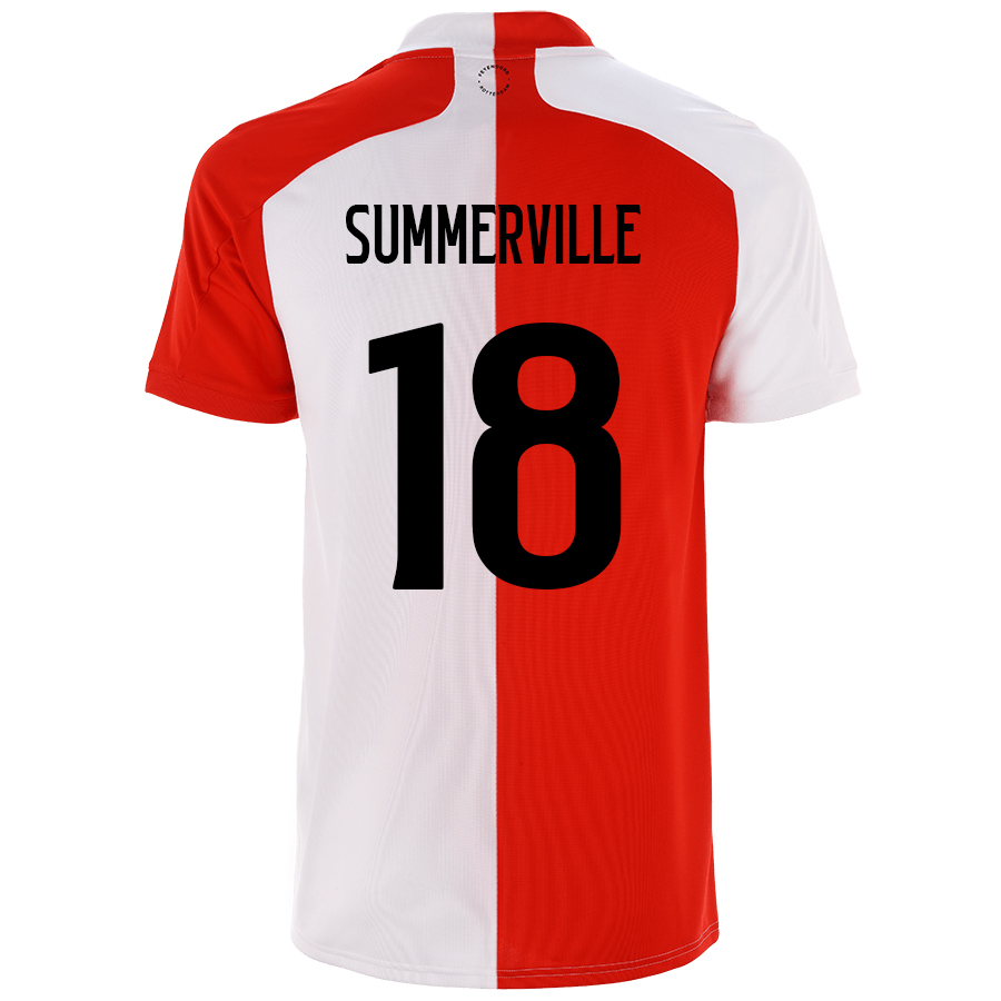 Lapset Jalkapallo Crysencio Summerville #18 Kotipaita Punainen Valkoinen Pelipaita 2020/21 Lyhythihainen Paita