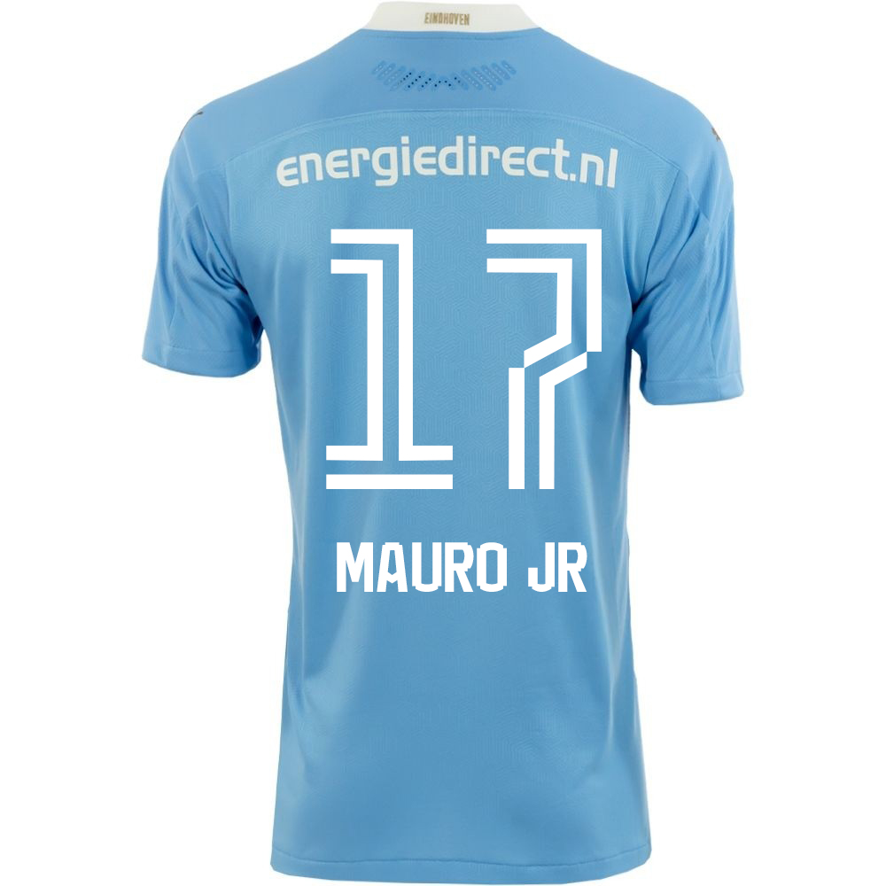 Lapset Jalkapallo Mauro Junior #17 Vieraspaita Sininen Pelipaita 2020/21 Lyhythihainen Paita