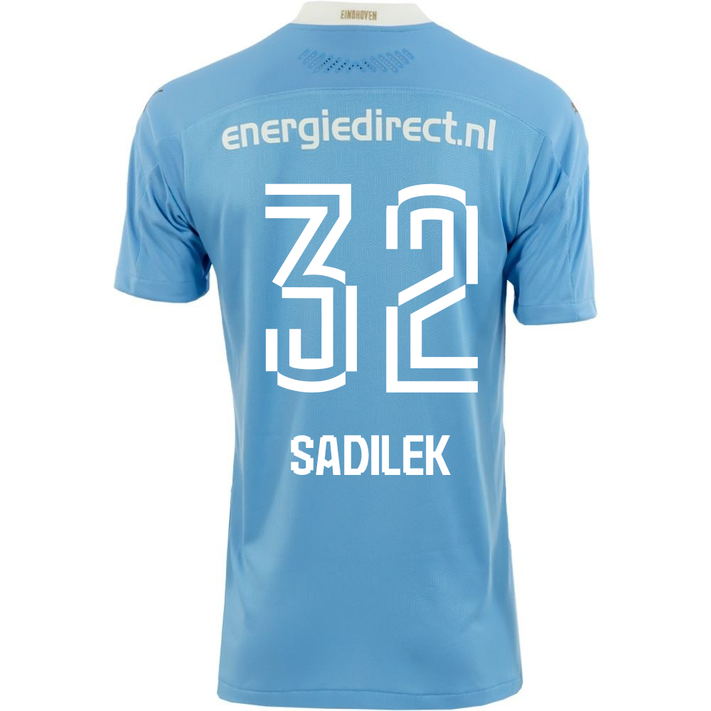 Lapset Jalkapallo Michal Sadilek #32 Vieraspaita Sininen Pelipaita 2020/21 Lyhythihainen Paita