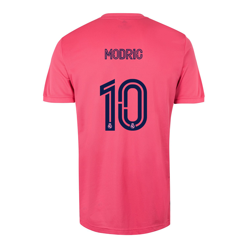 Lapset Jalkapallo Luka Modric #10 Vieraspaita Vaaleanpunainen Pelipaita 2020/21 Lyhythihainen Paita