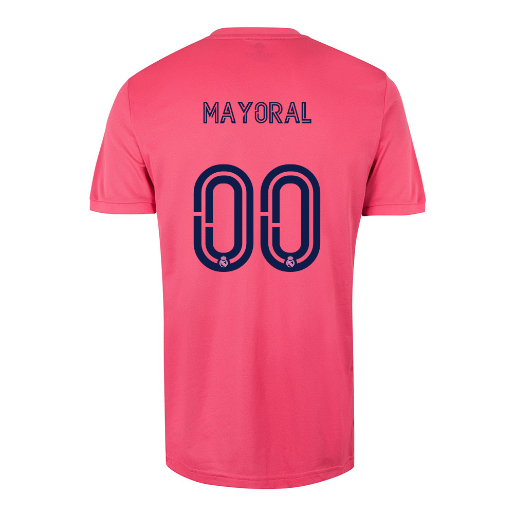 Lapset Jalkapallo Borja Mayoral #0 Vieraspaita Vaaleanpunainen Pelipaita 2020/21 Lyhythihainen Paita