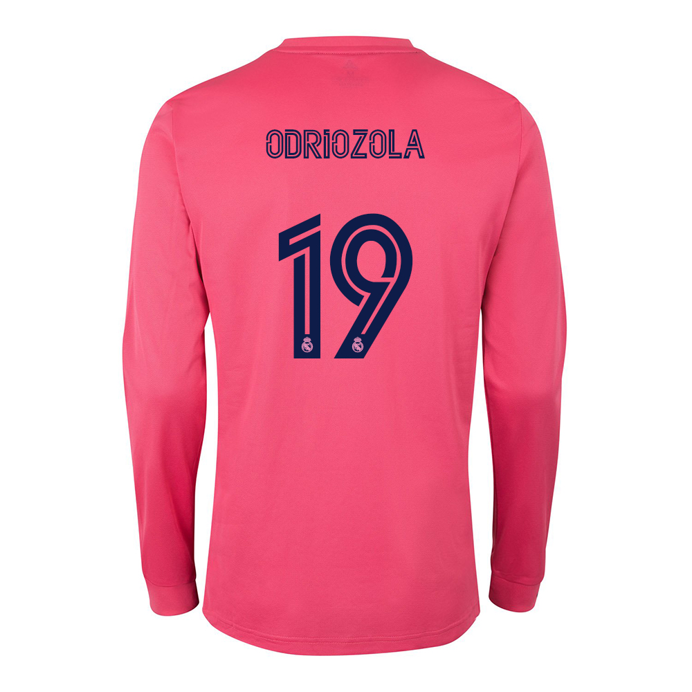 Lapset Jalkapallo Alvaro Odriozola #19 Vieraspaita Vaaleanpunainen Pelipaita 2020/21 Lyhythihainen Paita