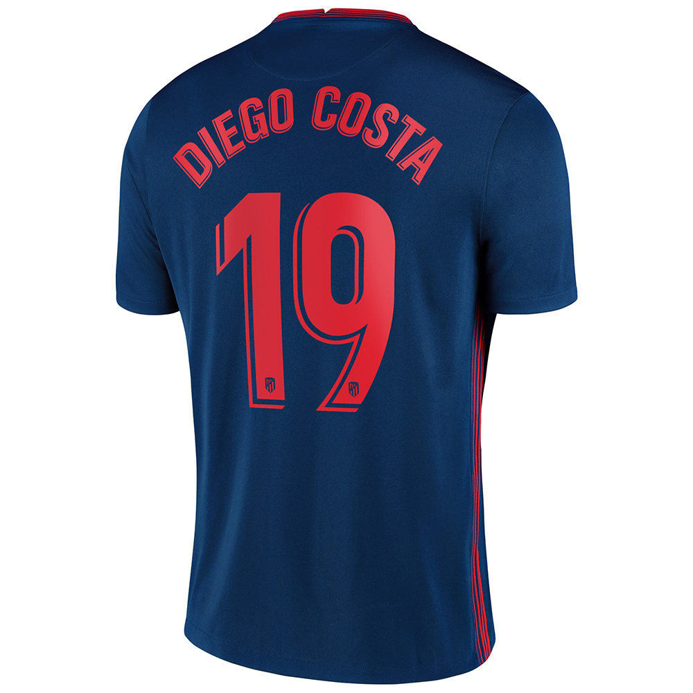 Lapset Jalkapallo Diego Costa #19 Vieraspaita Kuninkaallisen Sininen Pelipaita 2020/21 Lyhythihainen Paita