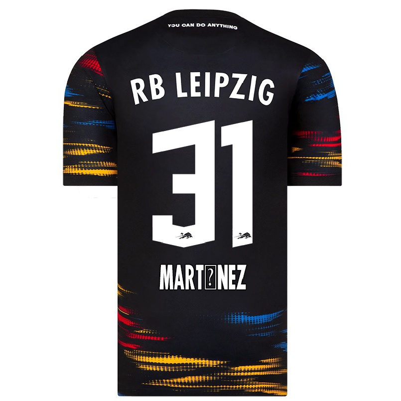 Miesten Jalkapallo Josep Martinez #31 Musta Keltainen Vieraspaita 2021/22 Lyhythihainen Paita T-paita