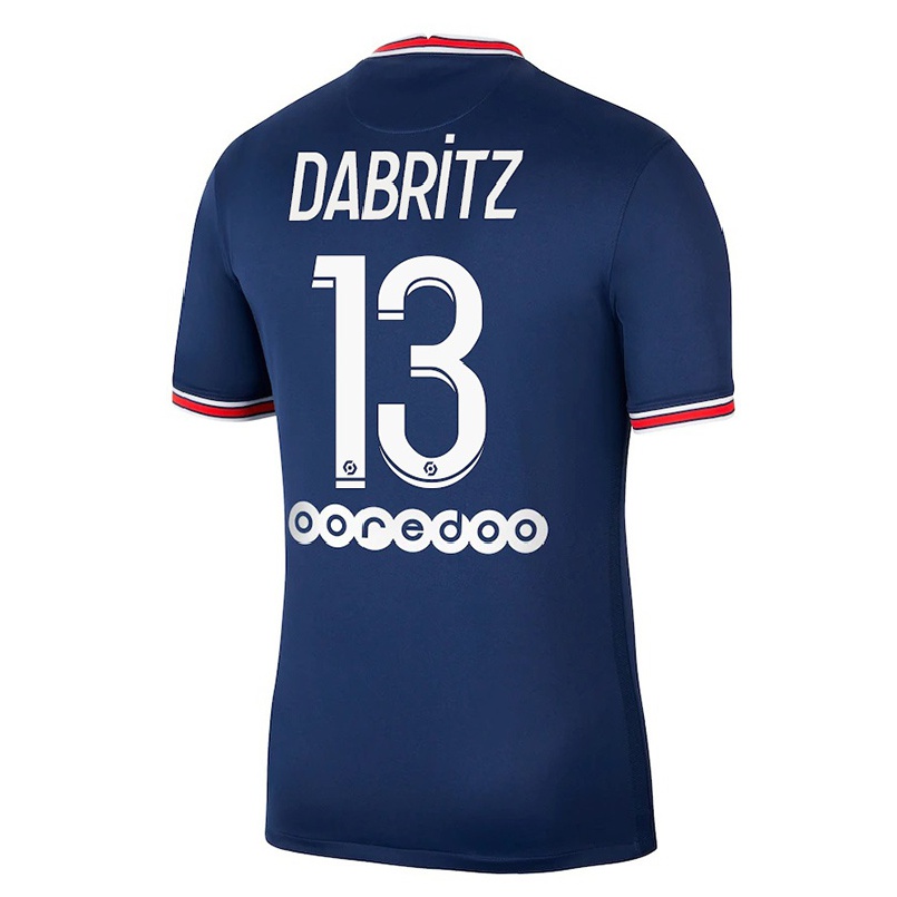 Miesten Jalkapallo Sara Dabritz #13 Tummansininen Kotipaita 2021/22 Lyhythihainen Paita T-paita