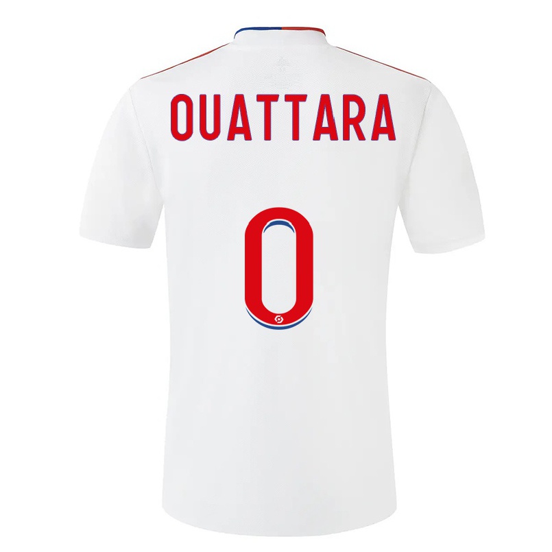 Miesten Jalkapallo Abdoulaye Ouattara #0 Valkoinen Kotipaita 2021/22 Lyhythihainen Paita T-paita