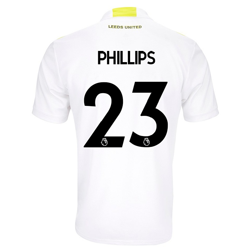 Miesten Jalkapallo Kalvin Phillips #23 Valkoinen Kotipaita 2021/22 Lyhythihainen Paita T-paita