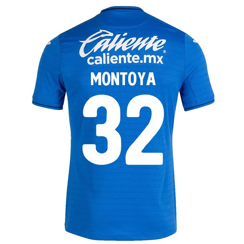 Miesten Jalkapallo Walter Montoya #32 Tummansininen Kotipaita 2021/22 Lyhythihainen Paita T-paita