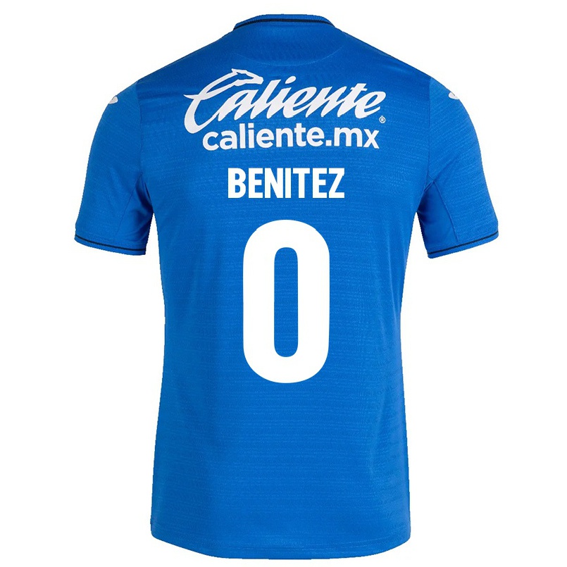 Miesten Jalkapallo Cristopher Benitez #0 Tummansininen Kotipaita 2021/22 Lyhythihainen Paita T-paita