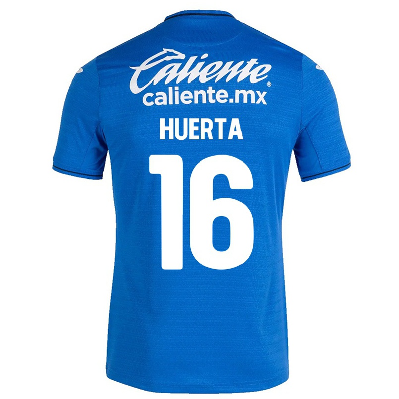 Miesten Jalkapallo Ana Gabriela Huerta #16 Tummansininen Kotipaita 2021/22 Lyhythihainen Paita T-paita