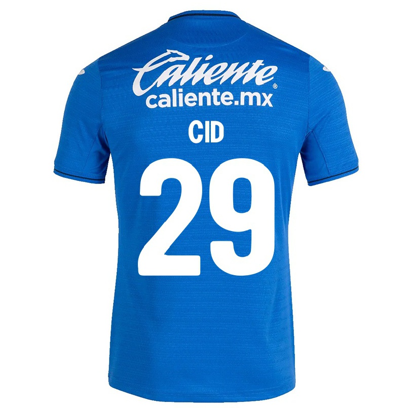 Miesten Jalkapallo Claudia Cid #29 Tummansininen Kotipaita 2021/22 Lyhythihainen Paita T-paita