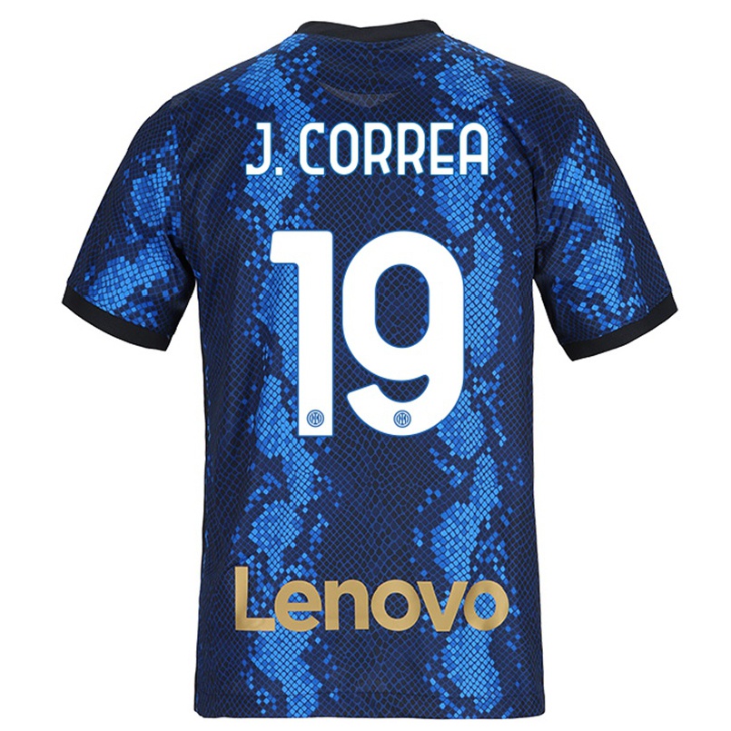 Miesten Jalkapallo Joaquin Correa #19 Tummansininen Kotipaita 2021/22 Lyhythihainen Paita T-paita