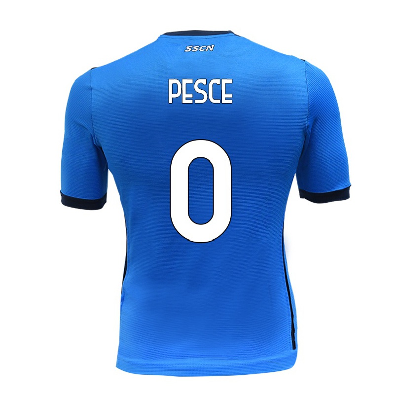 Miesten Jalkapallo Antonio Pesce #0 Sininen Kotipaita 2021/22 Lyhythihainen Paita T-paita