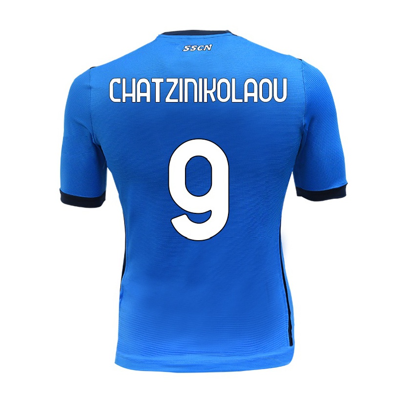 Miesten Jalkapallo Despoina Chatzinikolaou #9 Sininen Kotipaita 2021/22 Lyhythihainen Paita T-paita