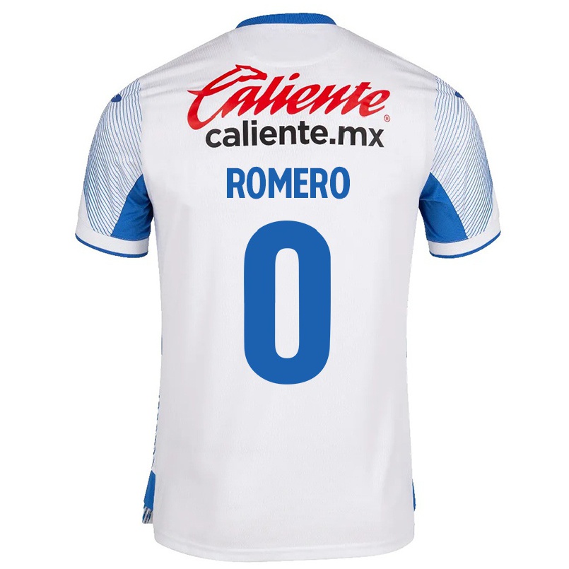Miesten Jalkapallo Axel Romero #0 Valkoinen Vieraspaita 2021/22 Lyhythihainen Paita T-paita