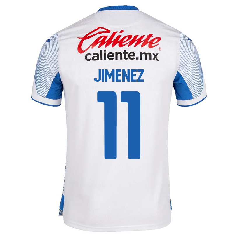 Miesten Jalkapallo Wendy Jimenez #11 Valkoinen Vieraspaita 2021/22 Lyhythihainen Paita T-paita