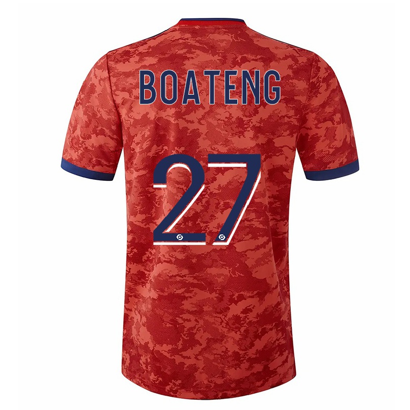 Miesten Jalkapallo Jerome Boateng #27 Oranssi Vieraspaita 2021/22 Lyhythihainen Paita T-paita