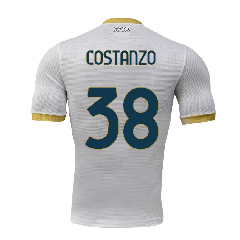 Miesten Jalkapallo Davide Costanzo #38 Harmaa Vieraspaita 2021/22 Lyhythihainen Paita T-paita