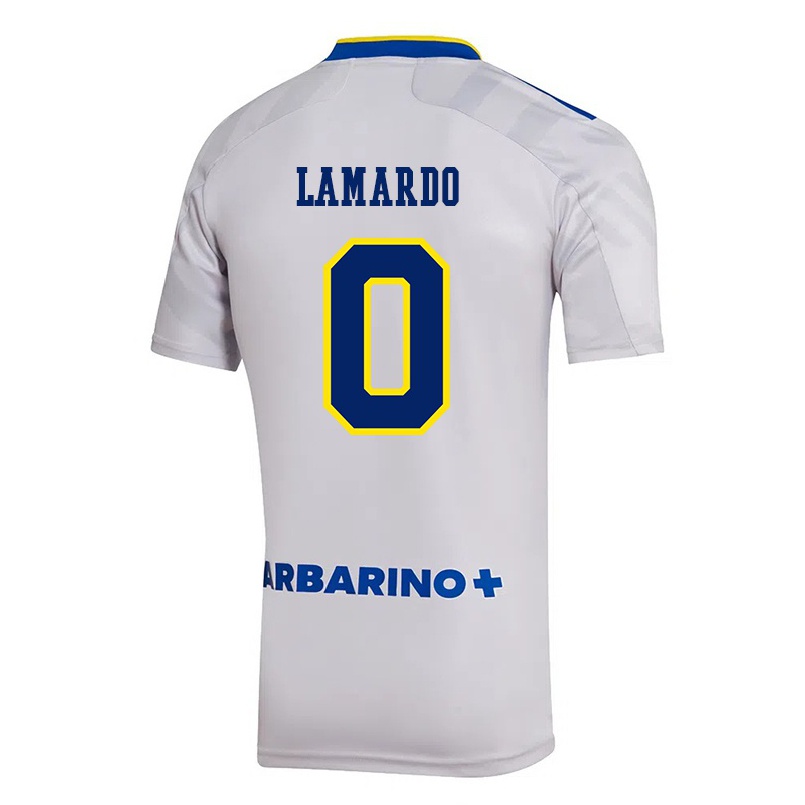 Miesten Jalkapallo Gonzalo Lamardo #0 Harmaa Vieraspaita 2021/22 Lyhythihainen Paita T-paita