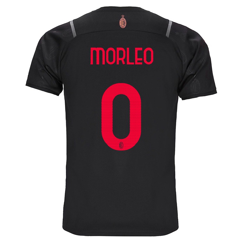 Miesten Jalkapallo Carolina Morleo #0 Musta 3. Paita 2021/22 Lyhythihainen Paita T-paita