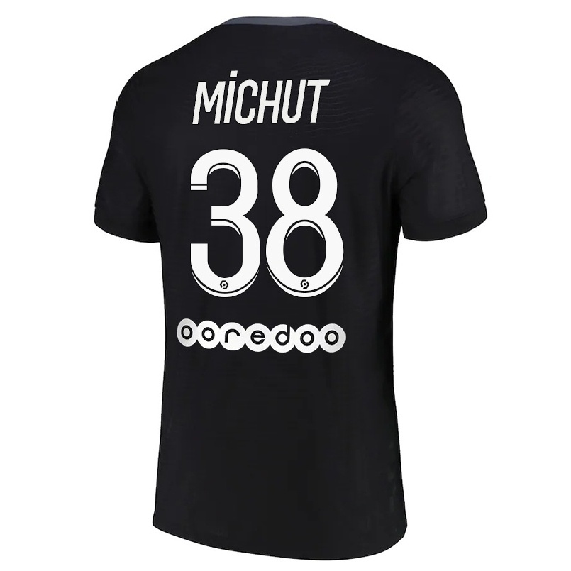 Miesten Jalkapallo Edouard Michut #38 Musta 3. Paita 2021/22 Lyhythihainen Paita T-paita