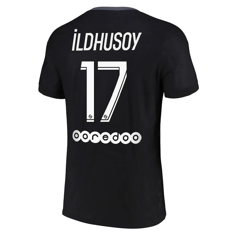 Miesten Jalkapallo Celin Bizet Ildhusoy #17 Musta 3. Paita 2021/22 Lyhythihainen Paita T-paita