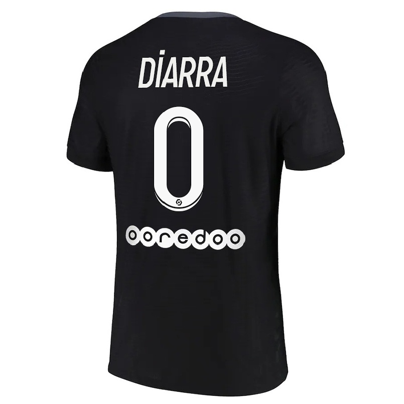 Miesten Jalkapallo Ibrahim Diarra #0 Musta 3. Paita 2021/22 Lyhythihainen Paita T-paita