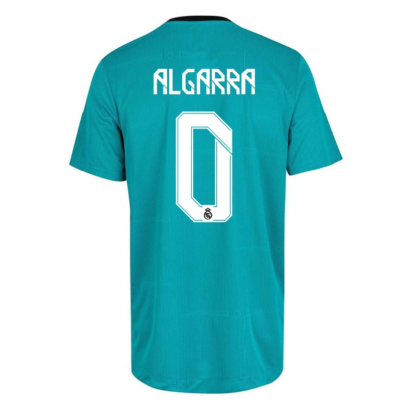Miesten Jalkapallo Carlos Algarra #0 Vaaleanvihreä 3. Paita 2021/22 Lyhythihainen Paita T-paita