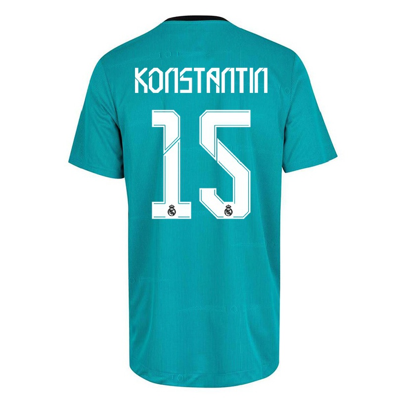 Miesten Jalkapallo Kostadinov Konstantin #15 Vaaleanvihreä 3. Paita 2021/22 Lyhythihainen Paita T-paita