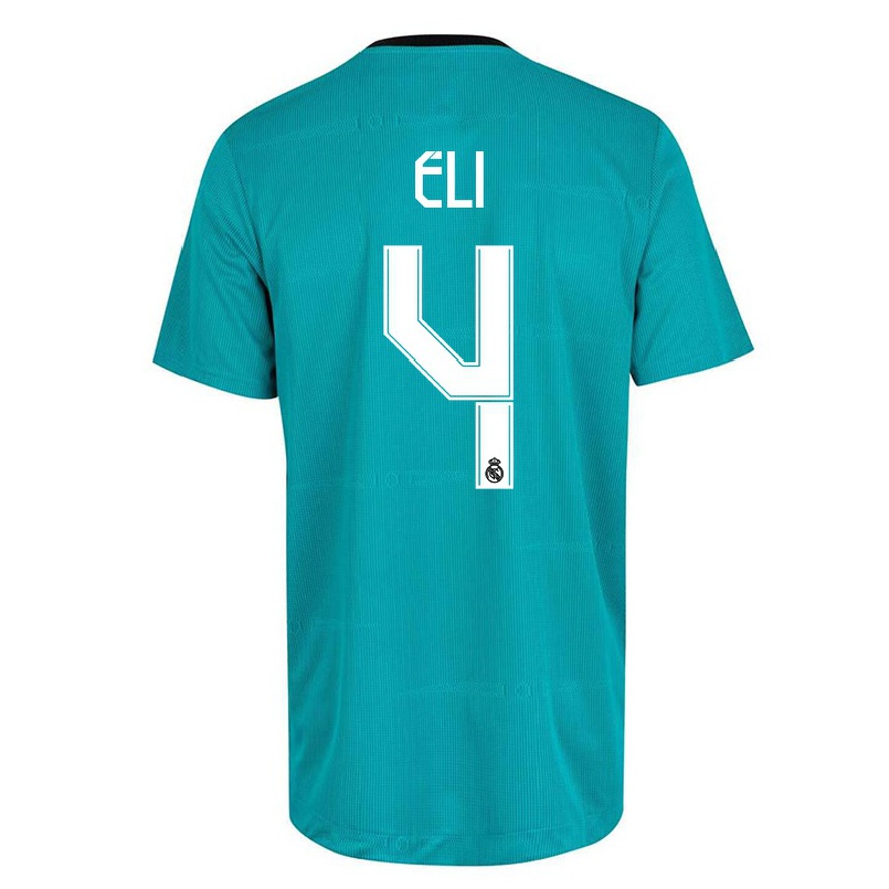 Miesten Jalkapallo Ndiaye Eli #4 Vaaleanvihreä 3. Paita 2021/22 Lyhythihainen Paita T-paita