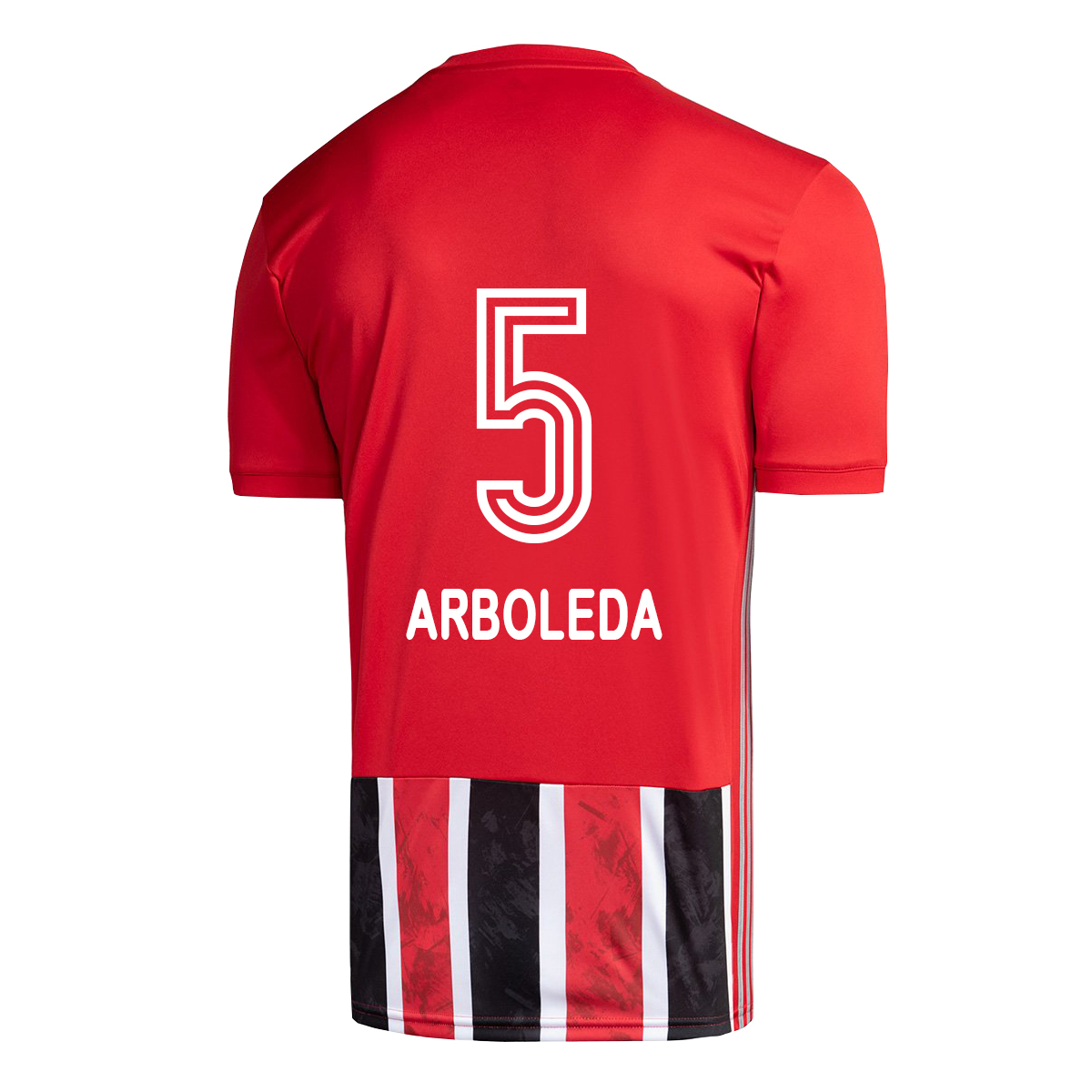 Miesten Jalkapallo Robert Arboleda #5 Vieraspaita Punainen Pelipaita 2020/21 Lyhythihainen Paita