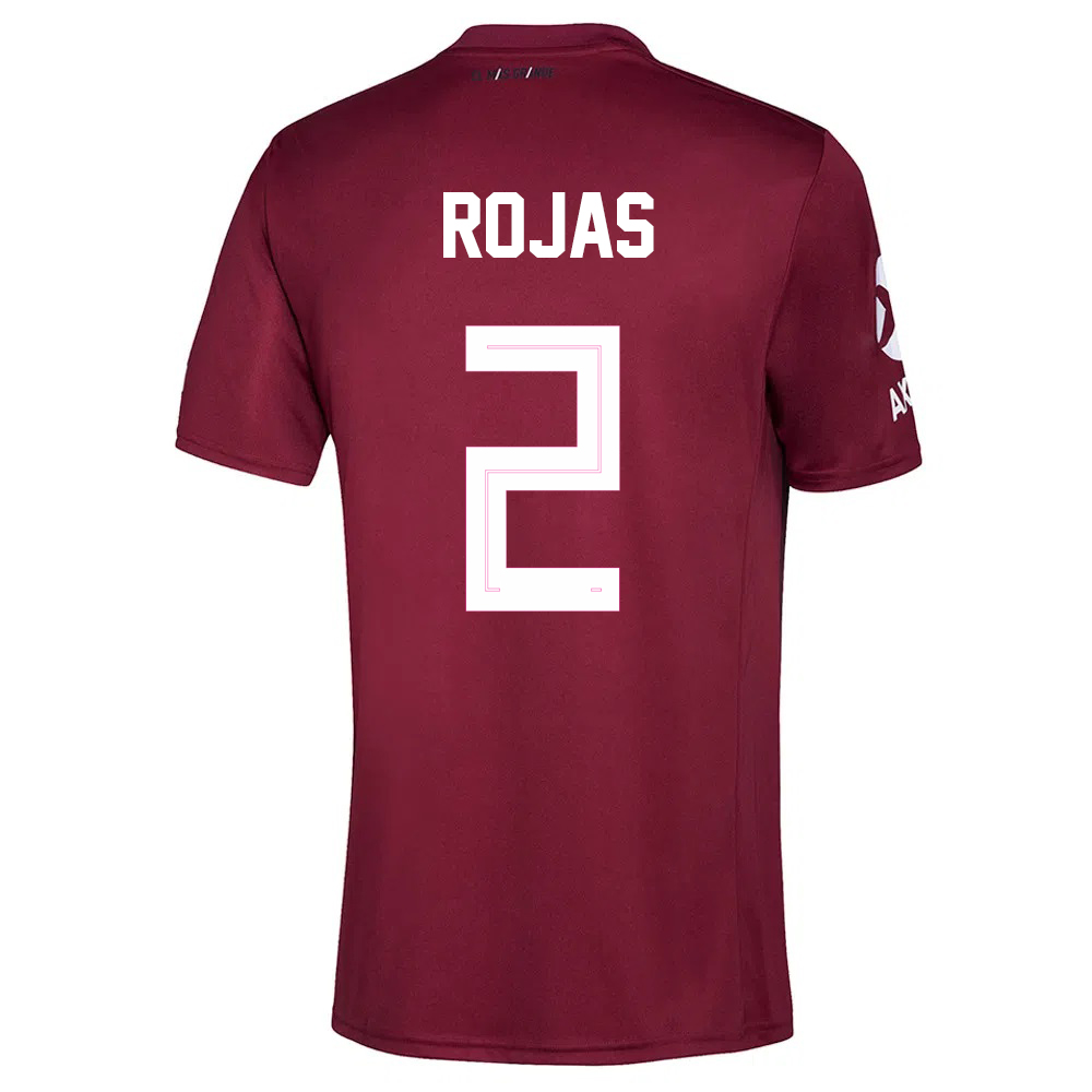 Miesten Jalkapallo Robert Rojas #2 Vieraspaita Viininpunainen Pelipaita 2020/21 Lyhythihainen Paita