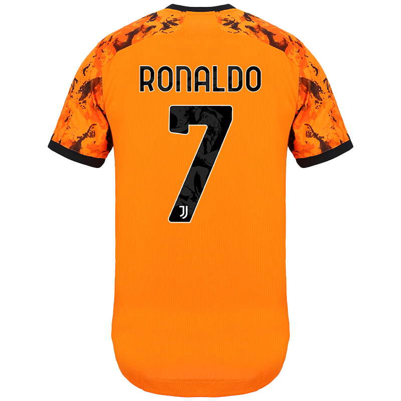 Miesten Jalkapallo Cristiano Ronaldo #7 3. Paita Oranssi Pelipaita 2020/21 Lyhythihainen Paita