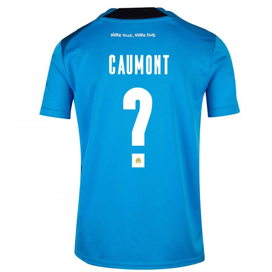 Kandiny Miesten Enzo Caumont #0 Tummansininen Valkoinen Kolmas Sarja 2022/23 Lyhythihainen Paita T-paita