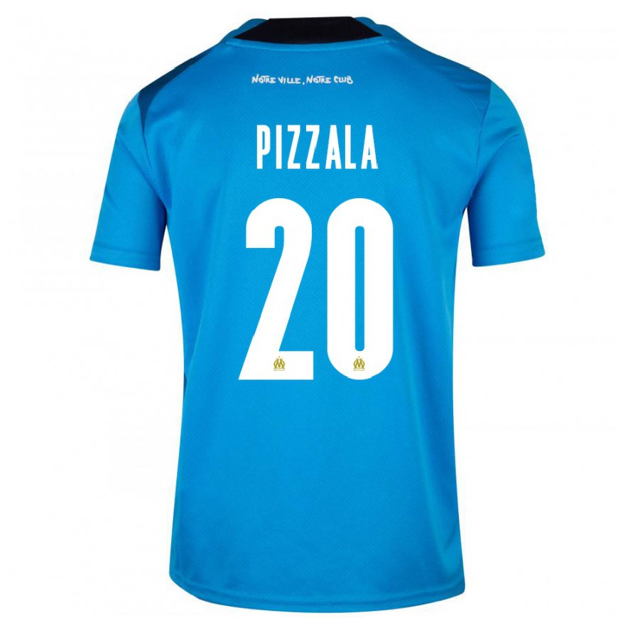 Kandiny Miesten Caroline Pizzala #20 Tummansininen Valkoinen Kolmas Sarja 2022/23 Lyhythihainen Paita T-paita