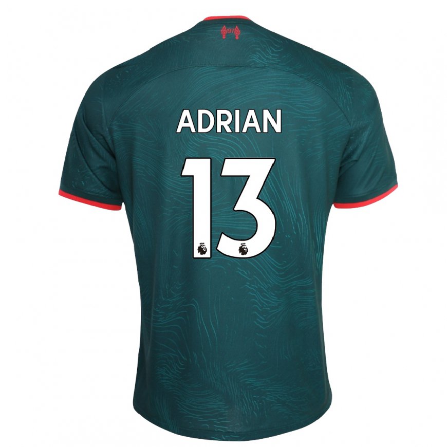Kandiny Naisten Adrian #13 Tummanvihreä Kolmas Sarja 2022/23 Lyhythihainen Paita T-paita