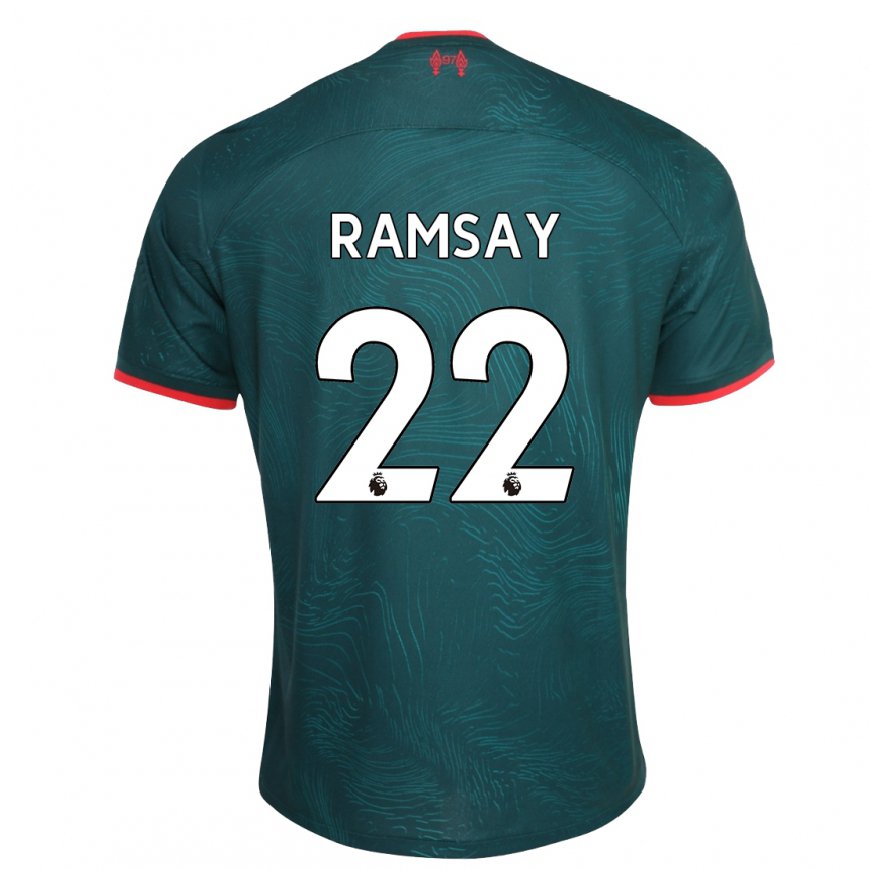 Kandiny Naisten Calvin Ramsay #22 Tummanvihreä Kolmas Sarja 2022/23 Lyhythihainen Paita T-paita