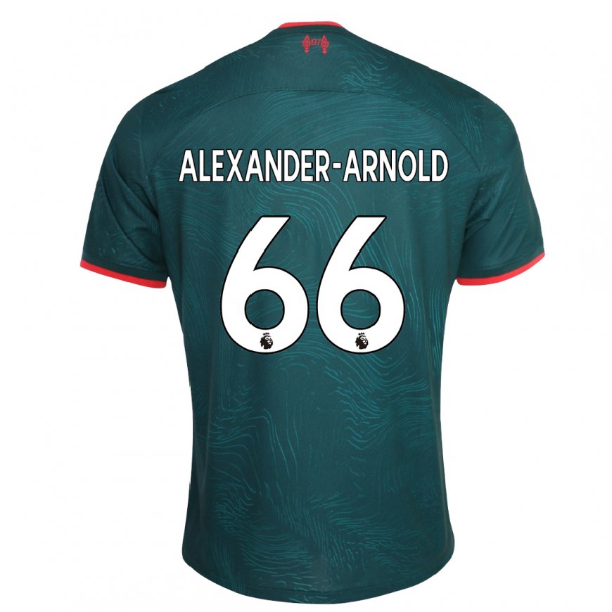 Kandiny Naisten Trent Alexander-arnold #66 Tummanvihreä Kolmas Sarja 2022/23 Lyhythihainen Paita T-paita