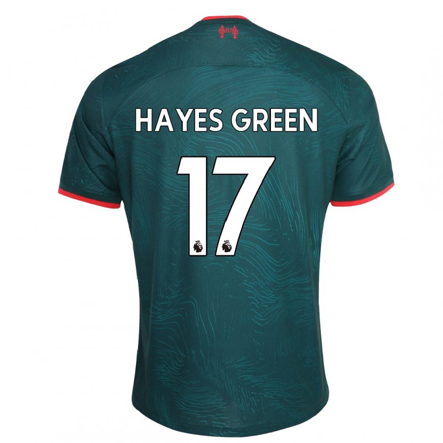 Kandiny Naisten Charlie Hayes-green #17 Tummanvihreä Kolmas Sarja 2022/23 Lyhythihainen Paita T-paita