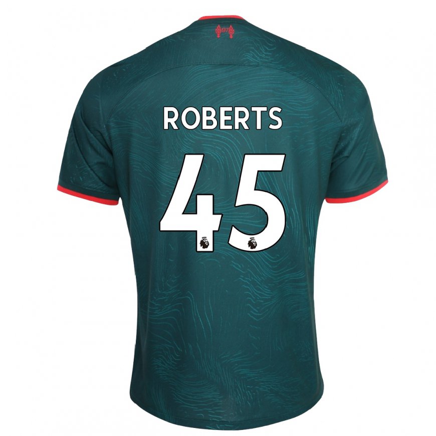 Kandiny Naisten Iwan Roberts #45 Tummanvihreä Kolmas Sarja 2022/23 Lyhythihainen Paita T-paita