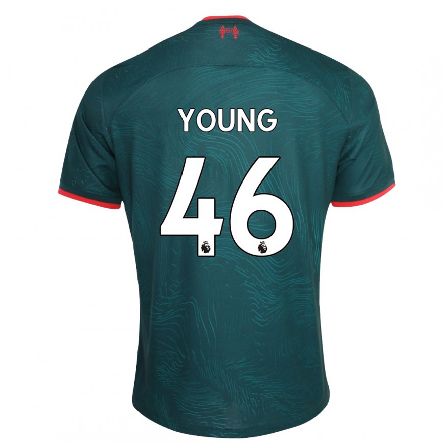 Kandiny Naisten Ranel Young #46 Tummanvihreä Kolmas Sarja 2022/23 Lyhythihainen Paita T-paita